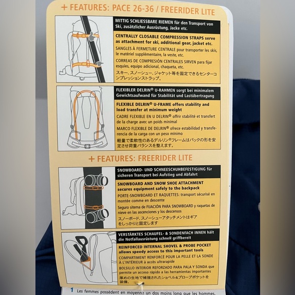 Deuter Freerider Lite 22SL Hiking Trekking Alpine Biking Women’s Fit Backpack - Picture 11 of 16